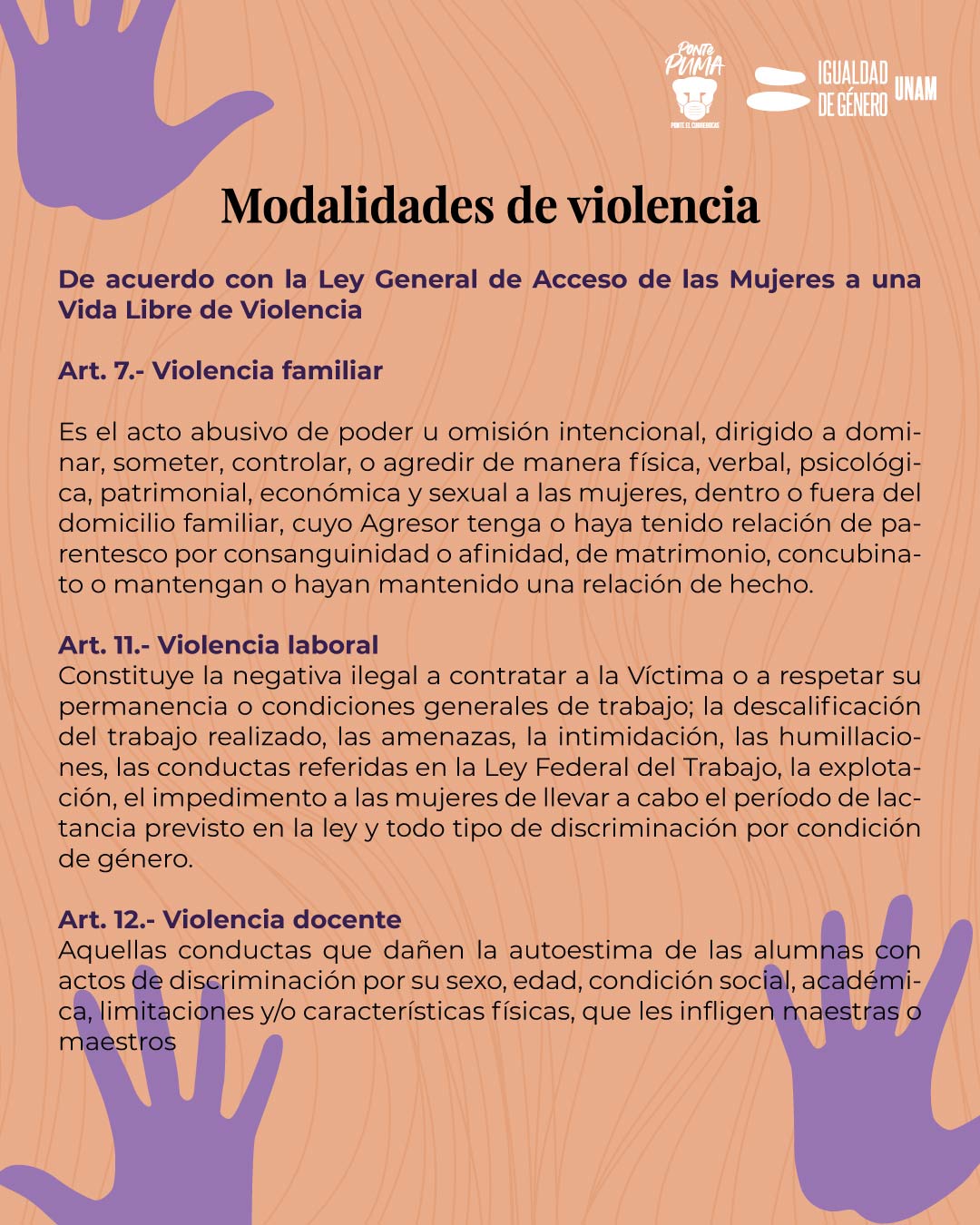 Modalidades de violencia 1